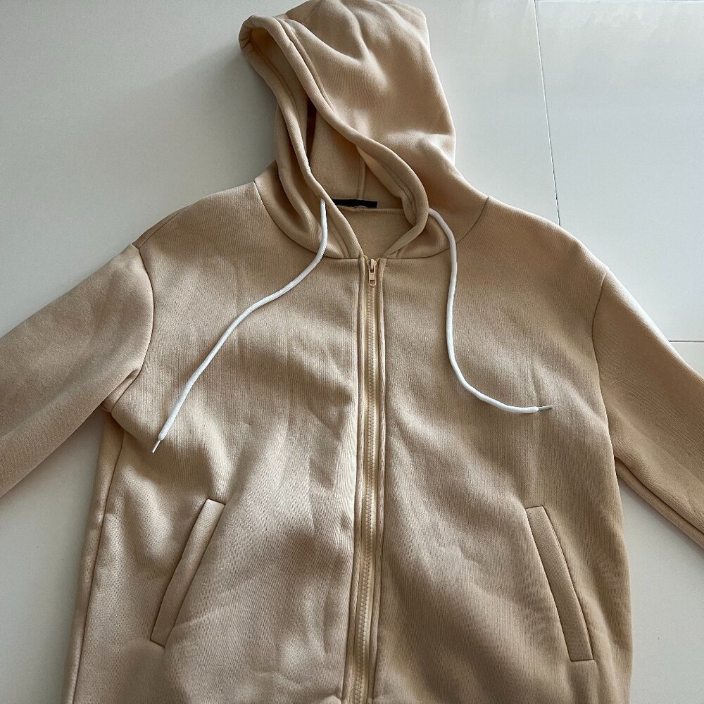 Khaki XS zip up hoodie